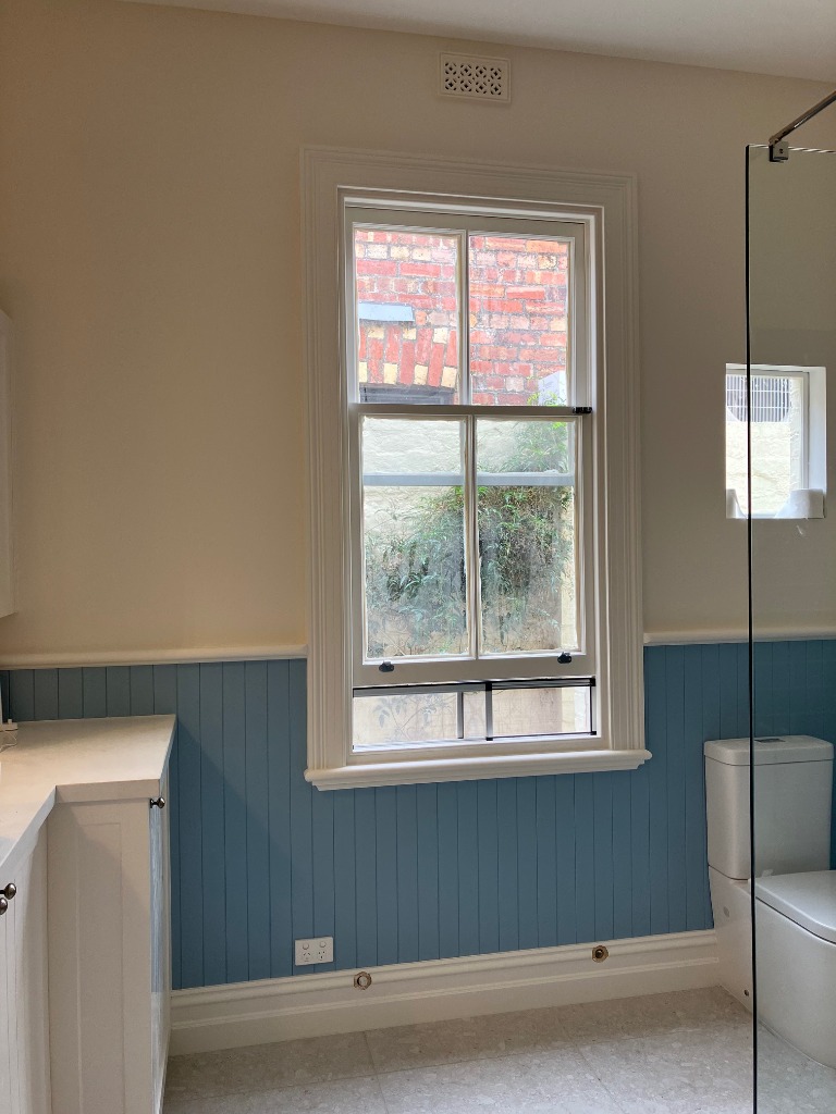 Whitsun double hung sash window restoration